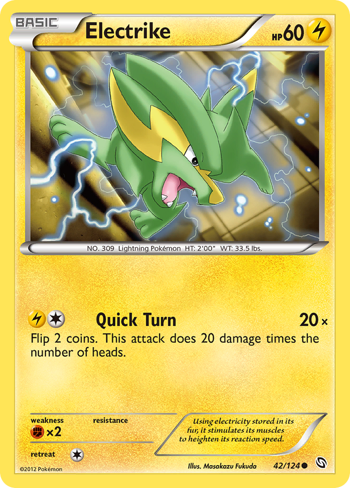 Electrike (42/124) [Black & White: Dragons Exalted] Pokémon