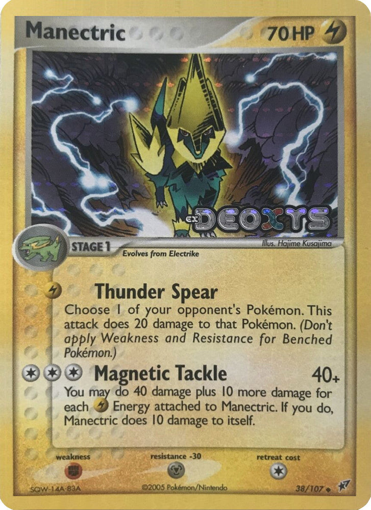 Manectric (38/107) (Stamped) [EX: Deoxys] Pokémon