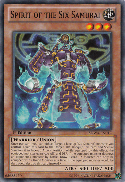 Spirit of the Six Samurai [SDWA-EN012] Common Yu-Gi-Oh!
