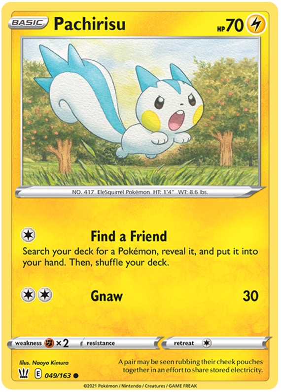 Pachirisu (049/163) [Sword & Shield: Battle Styles] Pokémon
