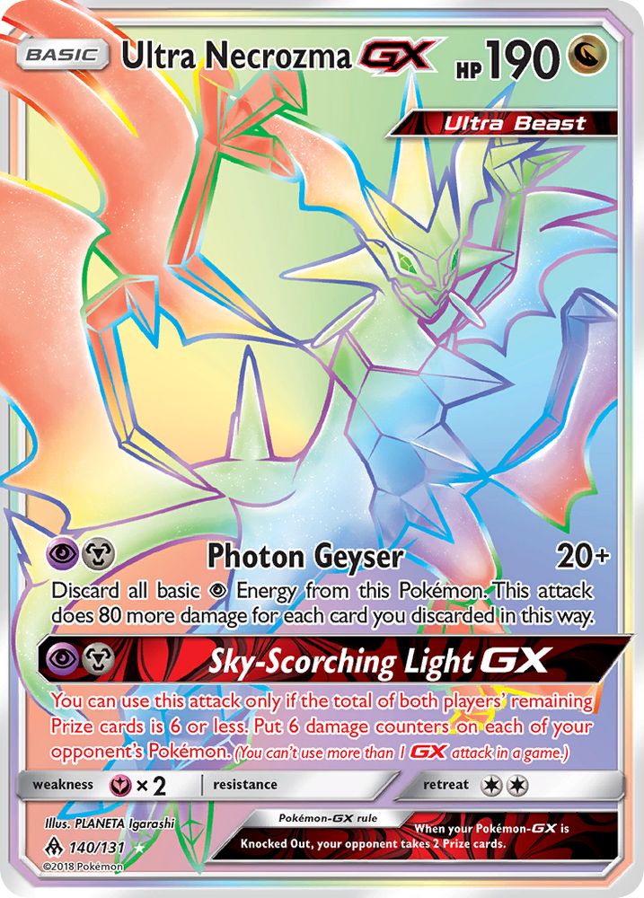 Ultra Necrozma GX (140/131) [Sun & Moon: Forbidden Light] Pokémon