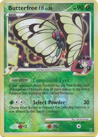 Butterfree FB LV.50 (17/147) (League Promo) [Platinum: Supreme Victors] Pokémon