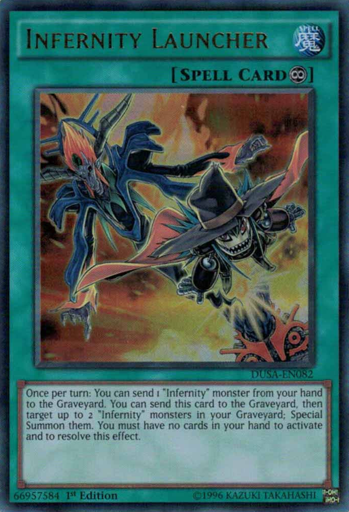 Infernity Launcher [DUSA-EN082] Ultra Rare Yu-Gi-Oh!