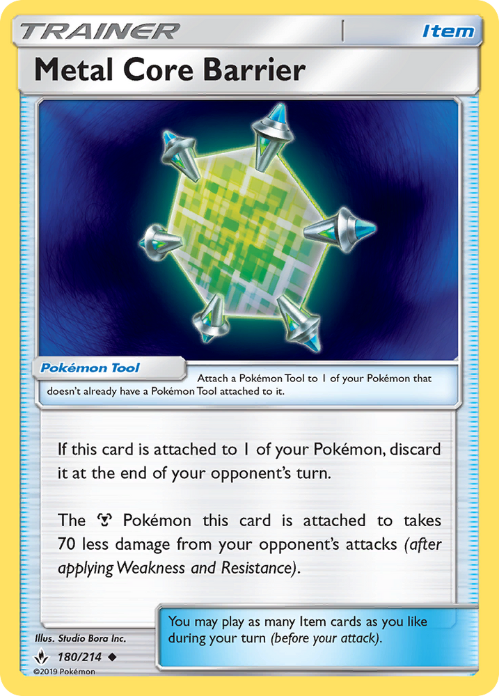 Metal Core Barrier (180/214) [Sun & Moon: Unbroken Bonds] Pokémon