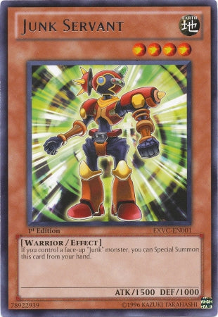 Junk Servant [EXVC-EN001] Rare Yu-Gi-Oh!
