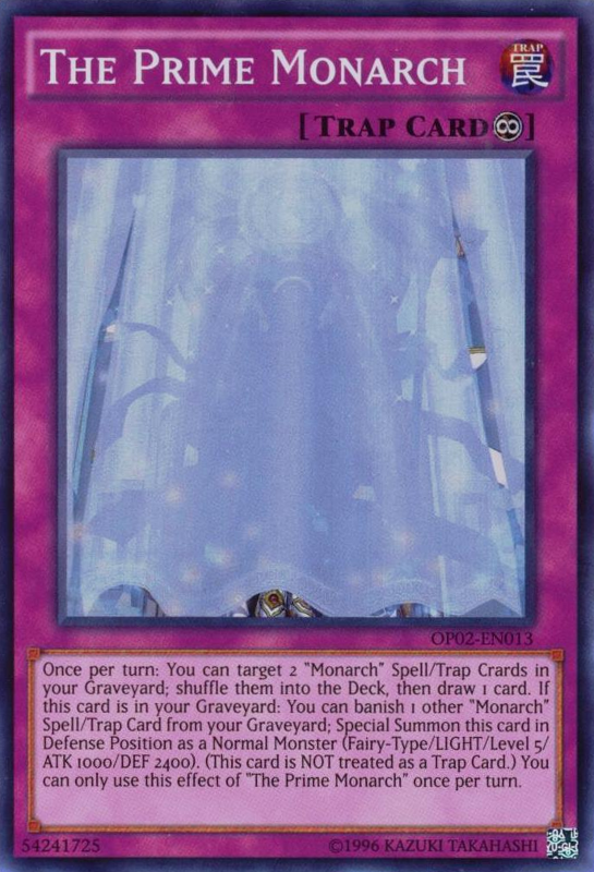 The Prime Monarch [OP02-EN013] Super Rare Yu-Gi-Oh!