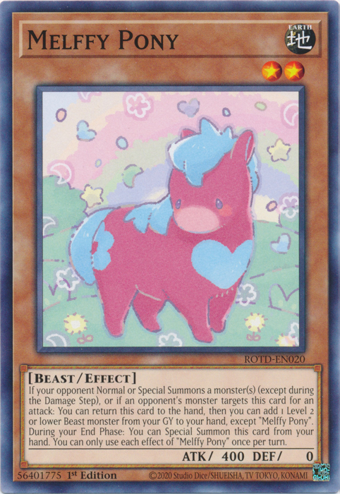 Melffy Pony [ROTD-EN020] Common Yu-Gi-Oh!