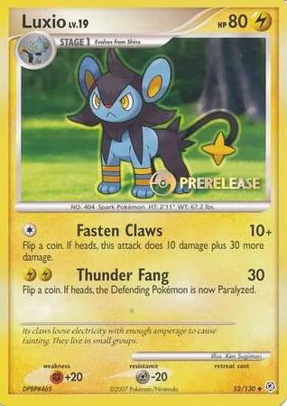 Luxio (52/130) (Prerelease Promo) [Nintendo: Black Star Promos] Pokémon