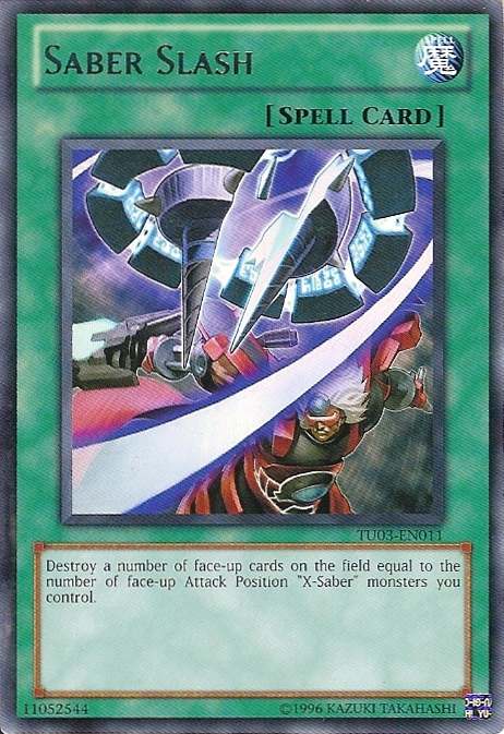 Saber Slash [TU03-EN011] Rare Yu-Gi-Oh!