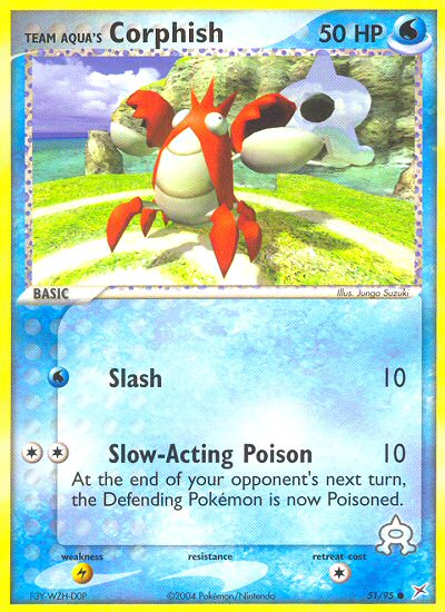 Team Aqua's Corphish (51/95) [EX: Team Magma vs Team Aqua] Pokémon