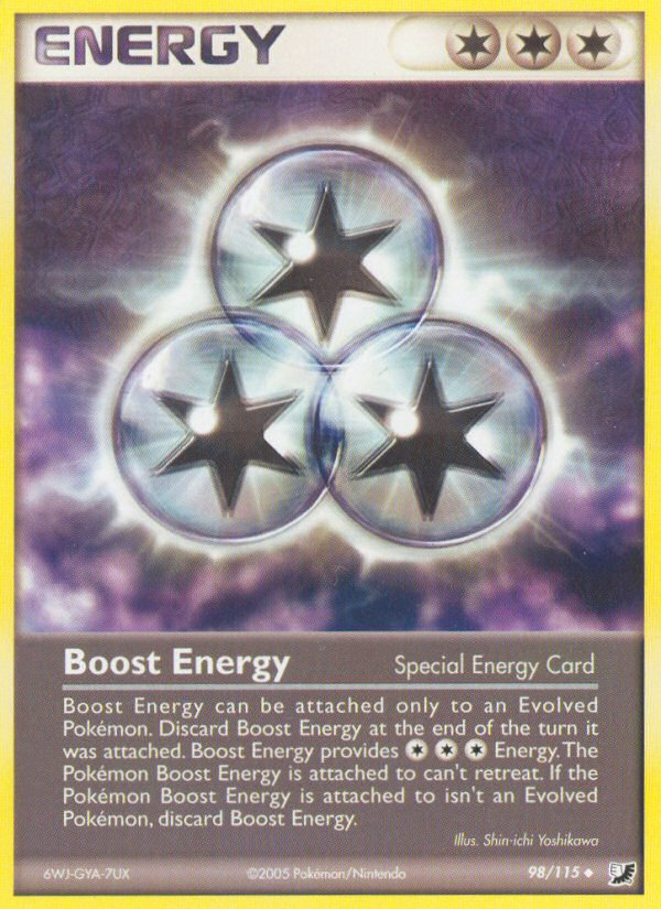 Boost Energy (98/115) [EX: Unseen Forces] Pokémon