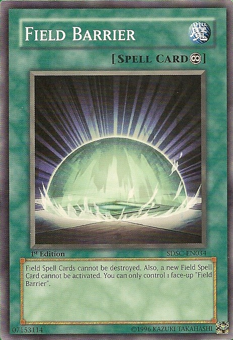 Field Barrier [SDSC-EN034] Common Yu-Gi-Oh!