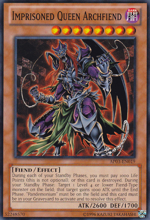 Imprisoned Queen Archfiend [AP03-EN019] Common Yu-Gi-Oh!