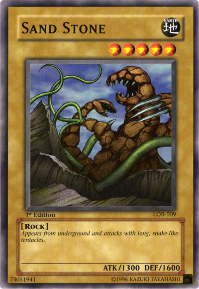 Sand Stone [LOB-109] Common Yu-Gi-Oh!