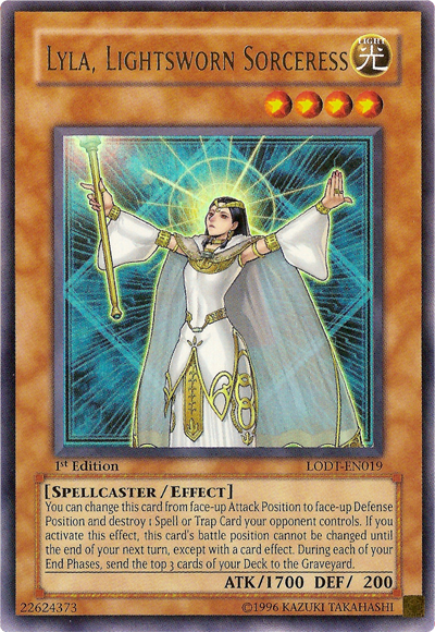 Lyla, Lightsworn Sorceress [LODT-EN019] Ultra Rare Yu-Gi-Oh!