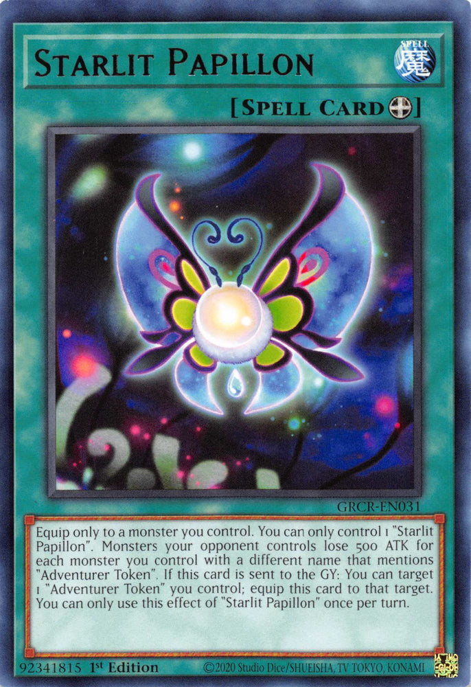 Starlit Papillon [GRCR-EN031] Rare Yu-Gi-Oh!