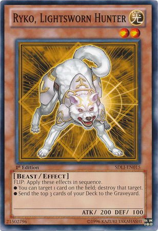 Ryko, Lightsworn Hunter [SDLI-EN015] Common Yu-Gi-Oh!