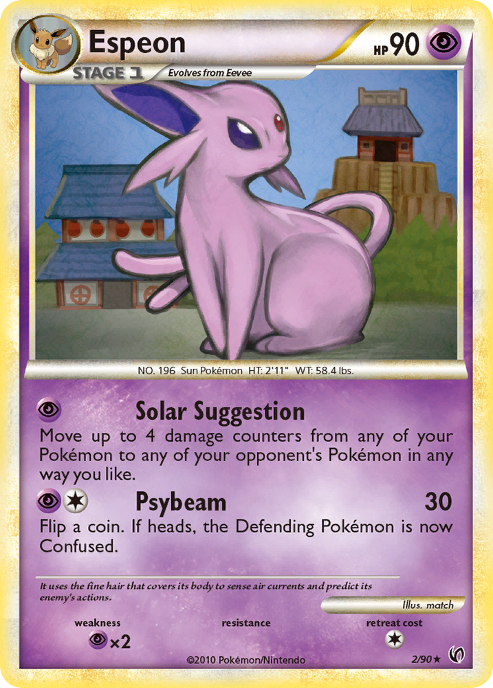 Espeon (2/90) [HeartGold & SoulSilver: Undaunted] Pokémon