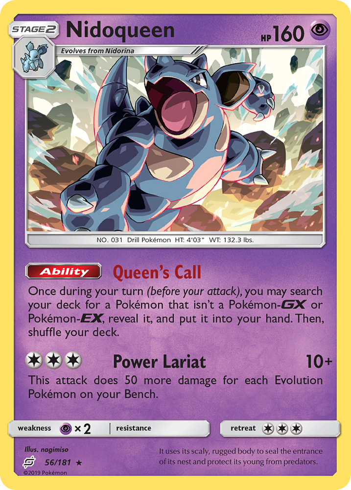 Nidoqueen (56/181) [Sun & Moon: Team Up] Pokémon
