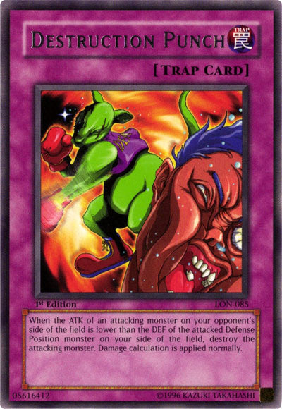 Destruction Punch [LON-085] Rare Yu-Gi-Oh!