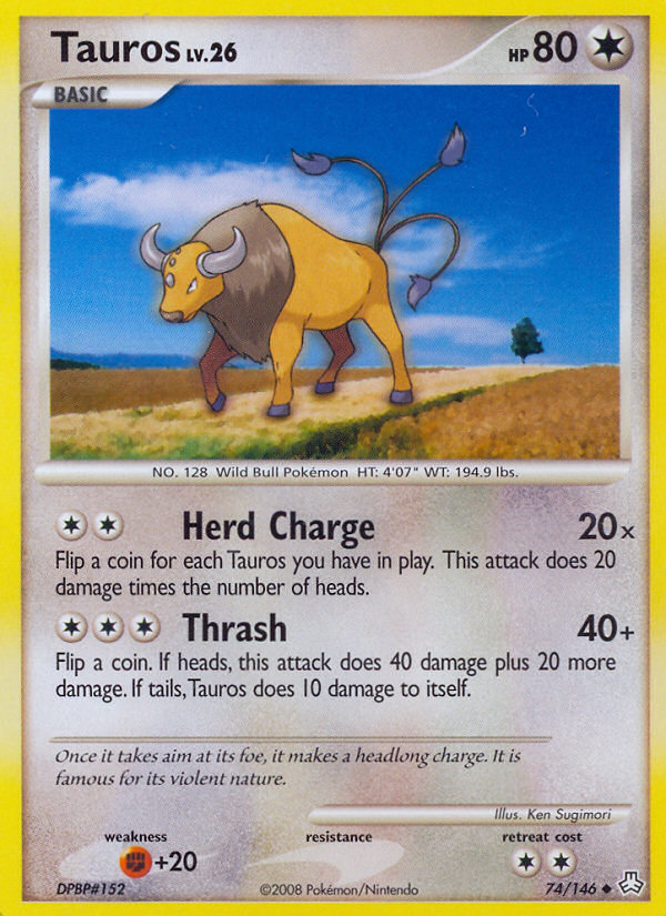 Tauros (74/146) [Diamond & Pearl: Legends Awakened] Pokémon