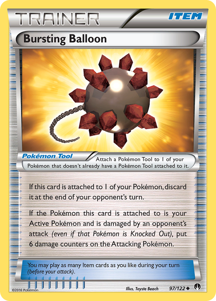 Bursting Balloon (97/122) [XY: BREAKpoint] Pokémon