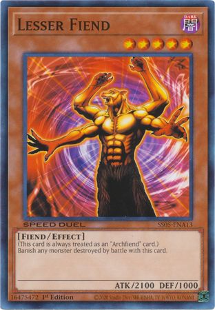 Lesser Fiend [SS05-ENA13] Common Yu-Gi-Oh!