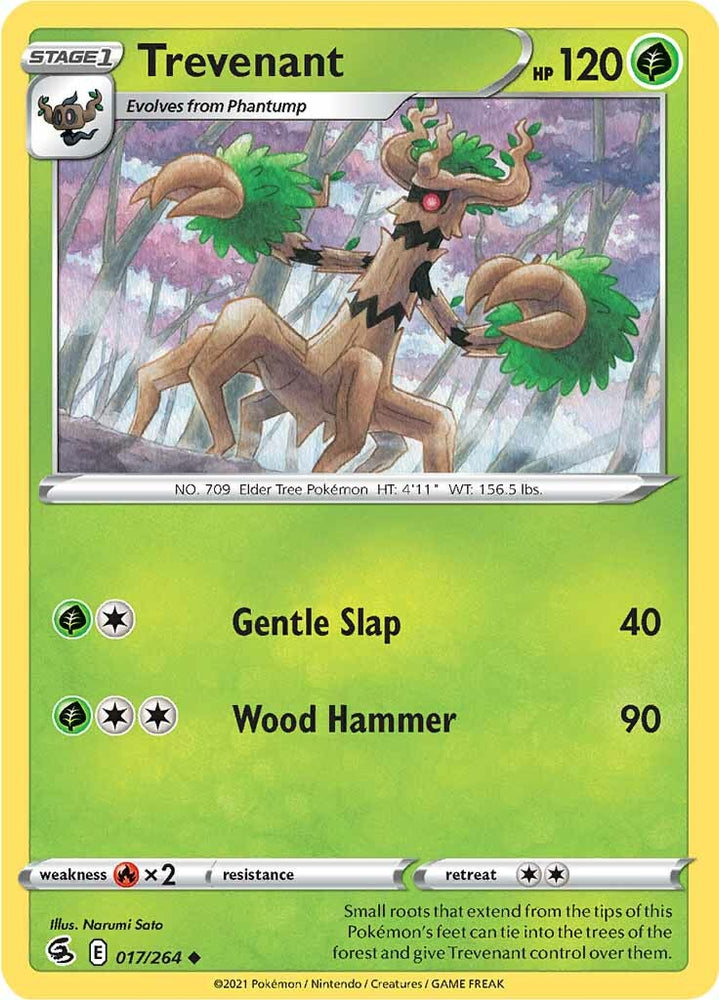 Trevenant (017/264) [Sword & Shield: Fusion Strike] Pokémon