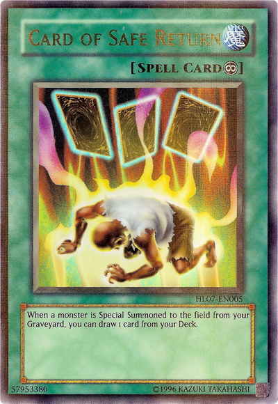 Card of Safe Return [HL07-EN005] Ultra Rare Yu-Gi-Oh!