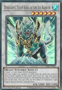 Dewloren, Tiger King of the Ice Barrier [SDFC-EN042] Ultra Rare Yu-Gi-Oh!