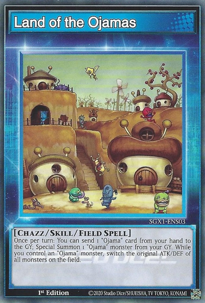 Land of the Ojamas [SGX1-ENS03] Common Yu-Gi-Oh!