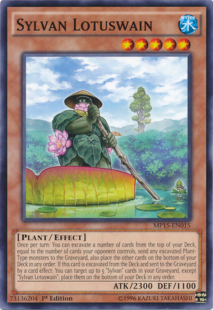 Sylvan Lotuswain [MP15-EN015] Common Yu-Gi-Oh!