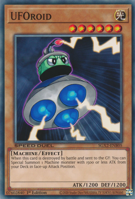 UFOroid [SGX2-ENB05] Common Yu-Gi-Oh!