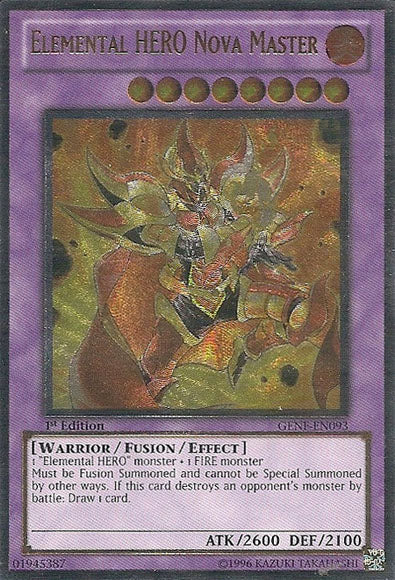 Elemental Hero Nova Master [GENF-EN093] Ultimate Rare Yu-Gi-Oh!