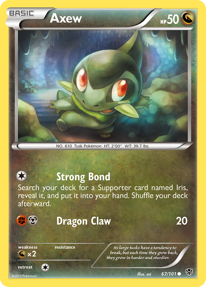 Axew (67/101) [Black & White: Plasma Blast] Pokémon