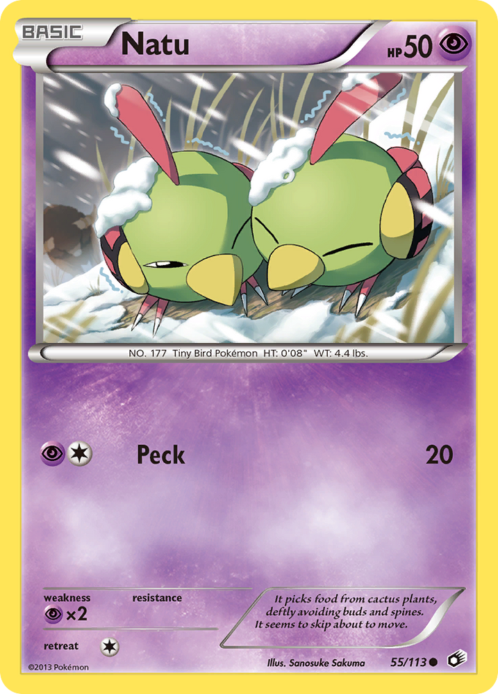 Natu (55/113) [Black & White: Legendary Treasures] Pokémon