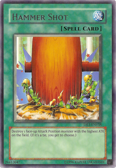 Hammer Shot [DR3-EN038] Rare Yu-Gi-Oh!