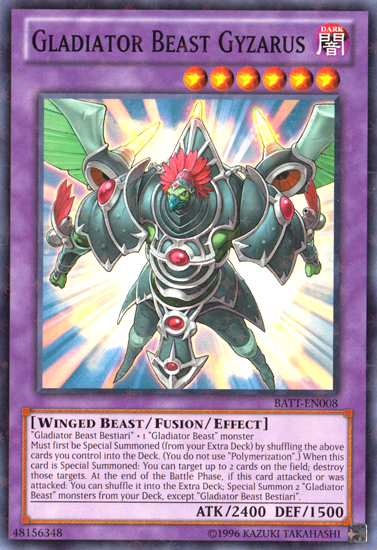 Gladiator Beast Gyzarus [BATT-EN008] Starfoil Rare Yu-Gi-Oh!