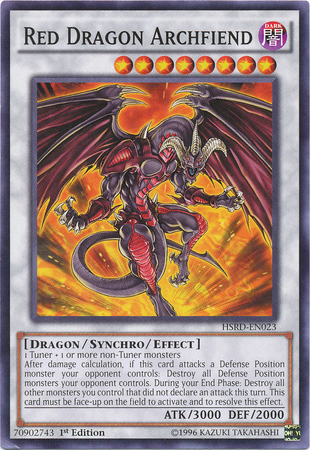 Red Dragon Archfiend [HSRD-EN023] Common Yu-Gi-Oh!