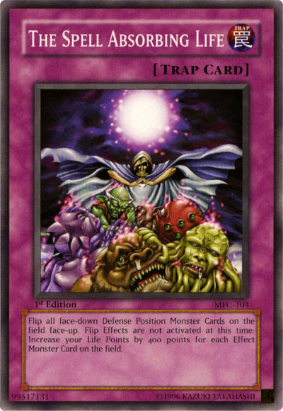 The Spell Absorbing Life [MFC-104] Common Yu-Gi-Oh!