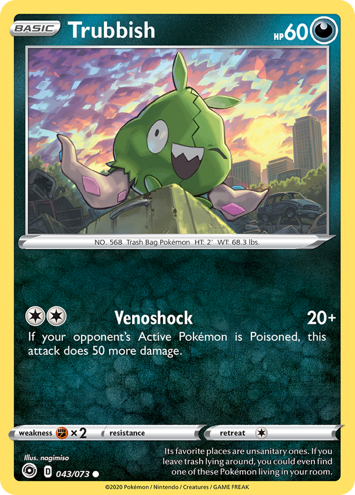 Trubbish (043/073) [Sword & Shield: Champion's Path] Pokémon