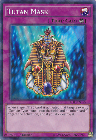 Tutan Mask [BP03-EN195] Shatterfoil Rare Yu-Gi-Oh!