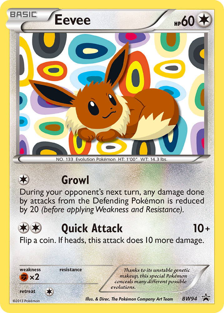 Eevee (BW94) [Black & White: Black Star Promos] Pokémon