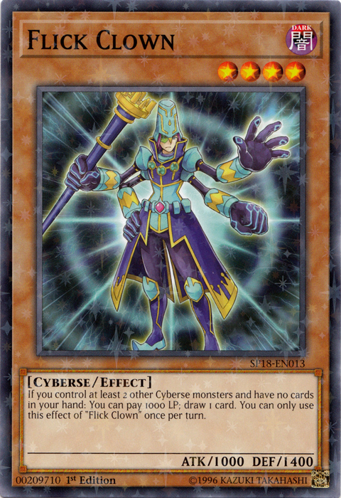 Flick Clown [SP18-EN013] Starfoil Rare Yu-Gi-Oh!
