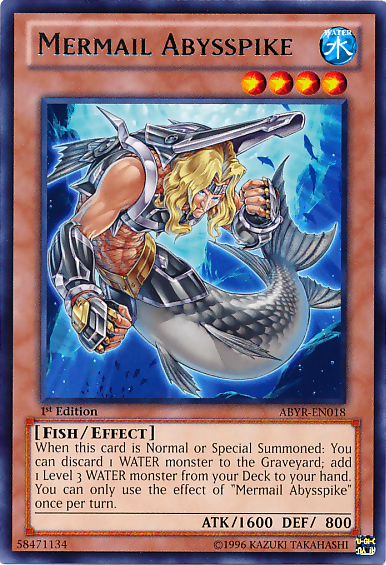 Mermail Abysspike [ABYR-EN018] Rare Yu-Gi-Oh!