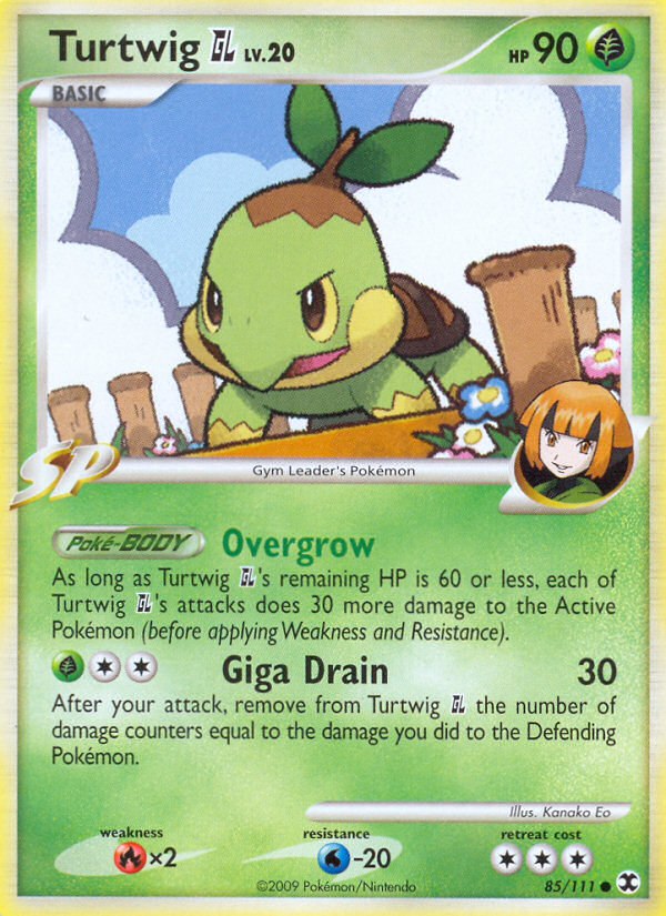 Turtwig GL (85/111) [Platinum: Rising Rivals] Pokémon
