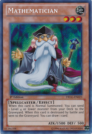 Mathematician [DRLG-EN023] Secret Rare Yu-Gi-Oh!