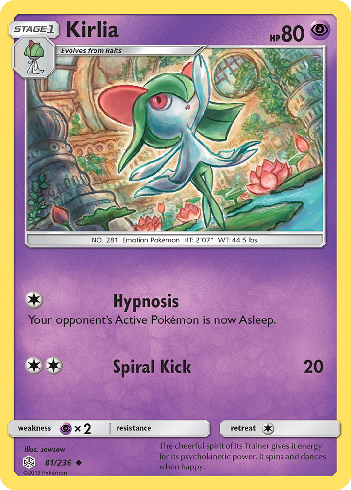 Kirlia (81/236) [Sun & Moon: Cosmic Eclipse] Pokémon