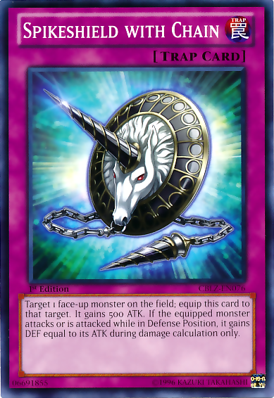 Spikeshield with Chain [CBLZ-EN076] Common Yu-Gi-Oh!