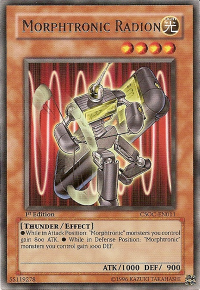 Morphtronic Radion [CSOC-EN011] Rare Yu-Gi-Oh!